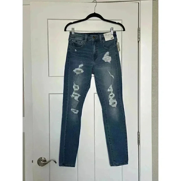 NWT Aeropostale Ripped Flex Effects High-Rise Jegging Size 6 - Picture 3 of 9